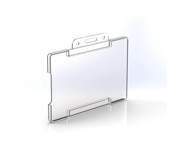 Clear Landscape Card Holders - Pack of 100